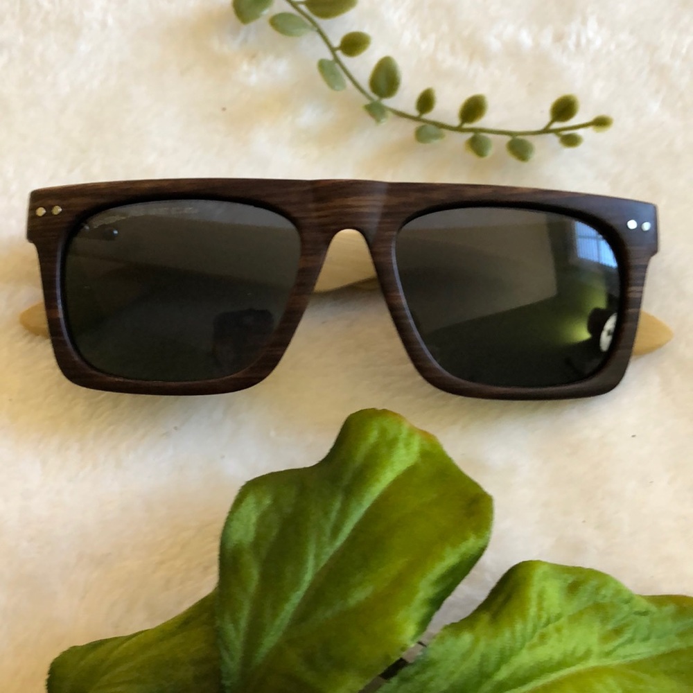 Wood grain Polarized sunglasses